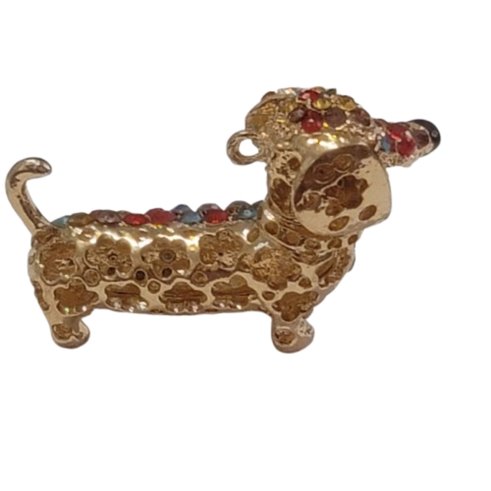 Daschund Pendant Multicolor Dog Pendant - Picture 5 of 5